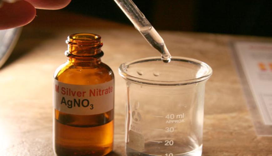 Silver nitrate solution